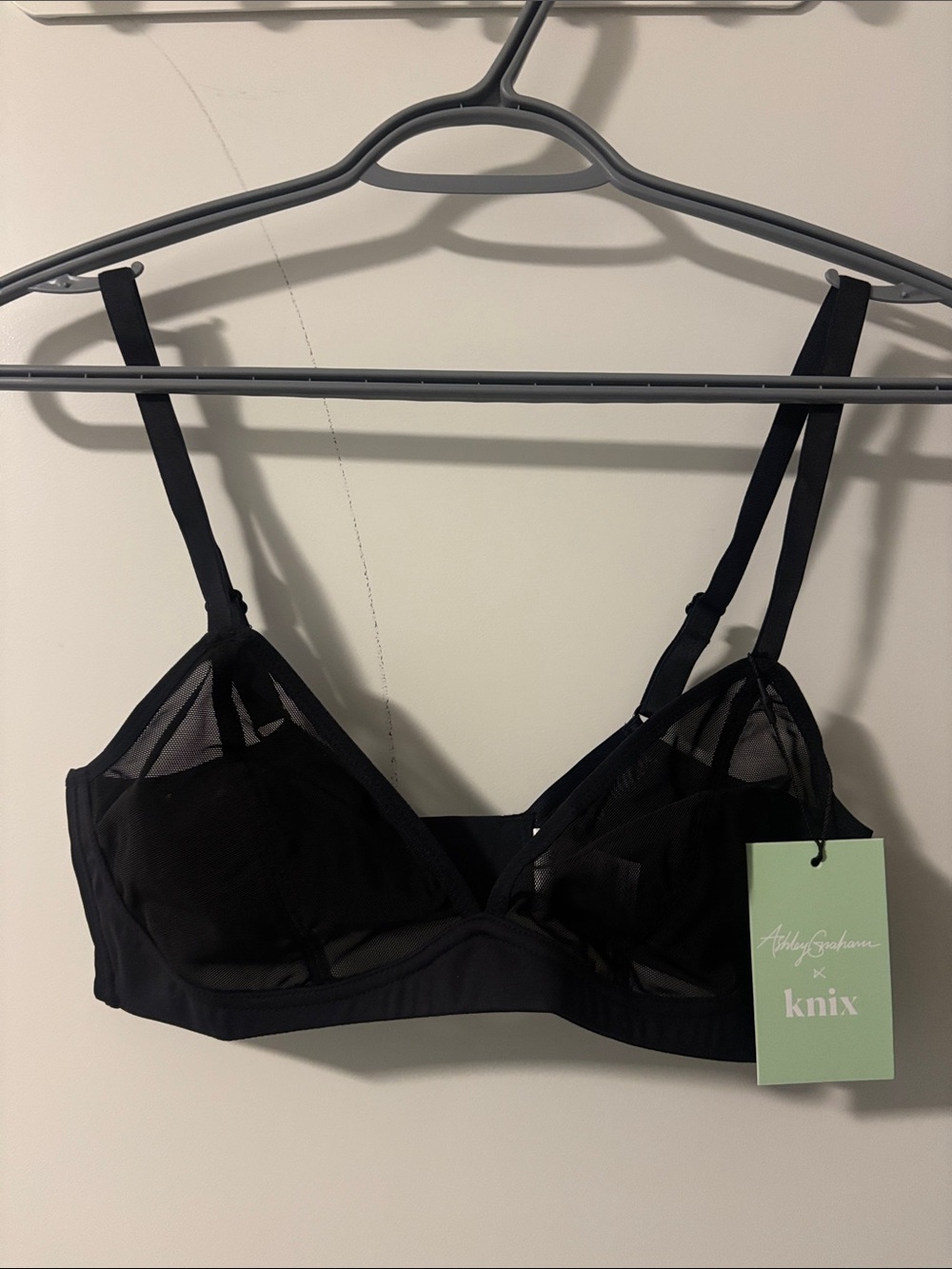Knix X Ashley Graham Mesh Deep-V Bra